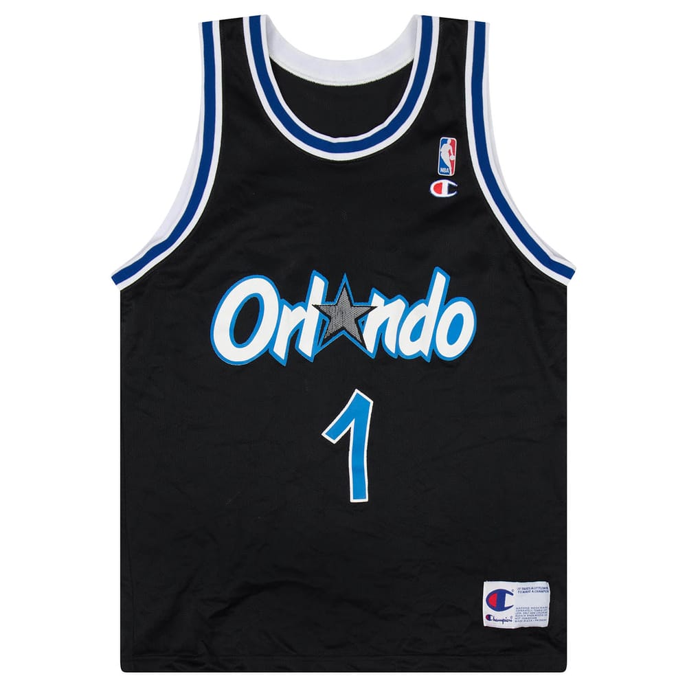 1993-94 Orlando Magic Hardaway #1 Champion Jersey (Away) L