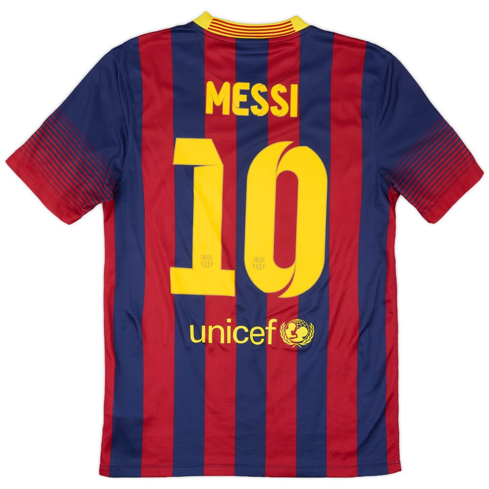 2013-14 Barcelona Home Shirt Messi #10 - 7/10 - (S)