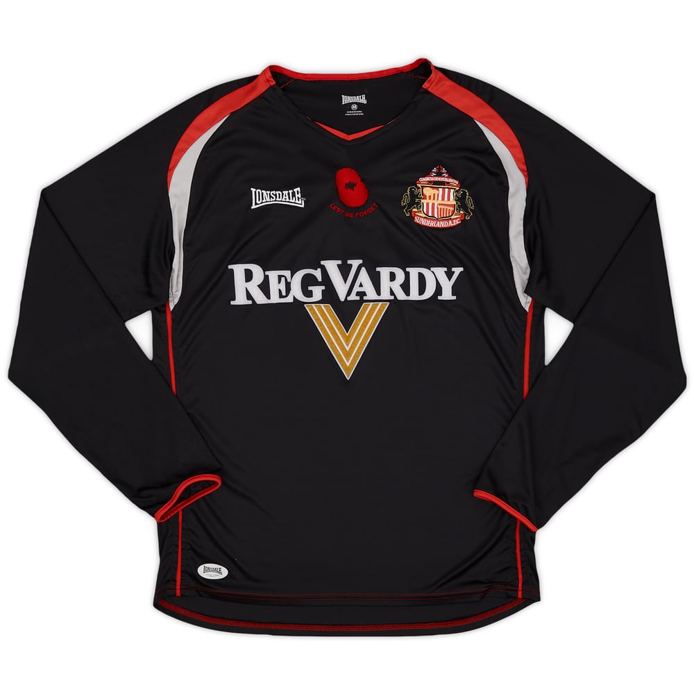 2005-06 Sunderland Away 'Poppy' L/S Shirt - 8/10 - (M)