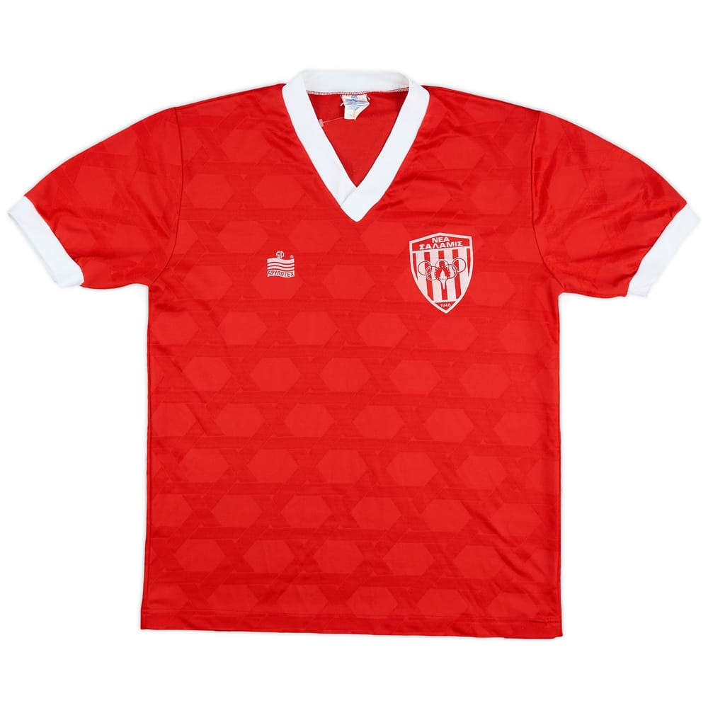 1980s Nea Salamis Home Shirt - 9/10 - (S)