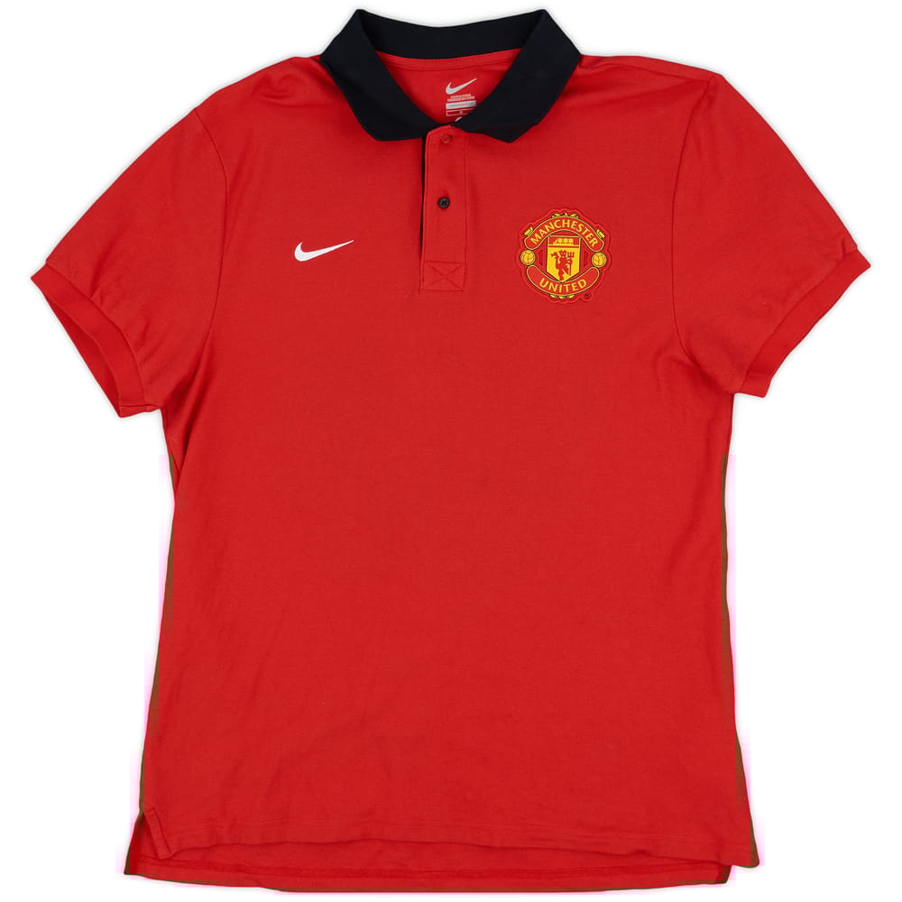 2012-13 Manchester United Nike Polo Shirt - 9/10 - (L)