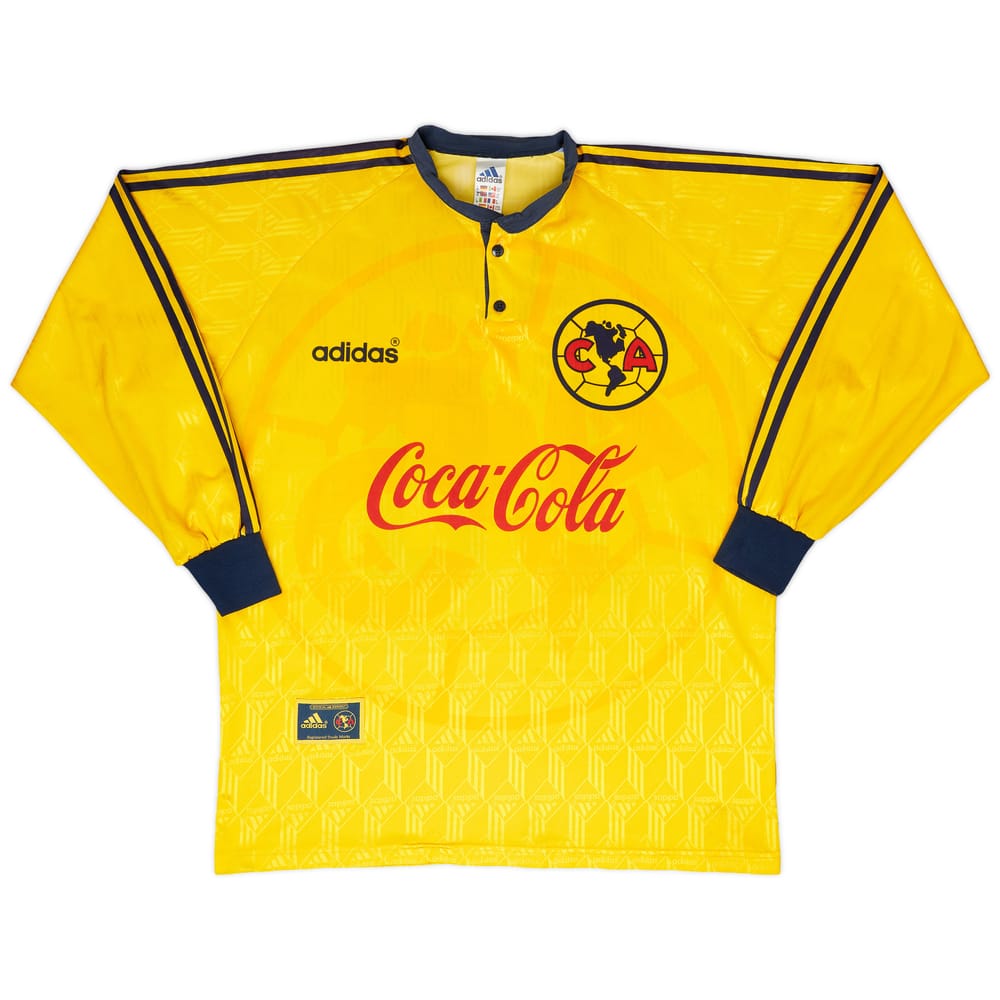 1996-98 Club América De Utilería Local L/S Camiseta #18