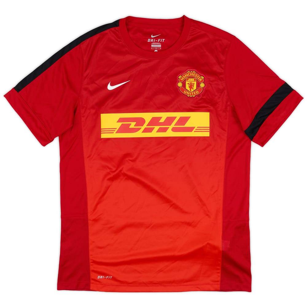 2013-14 Manchester United Nike Training Shirt - 9/10 - (L)