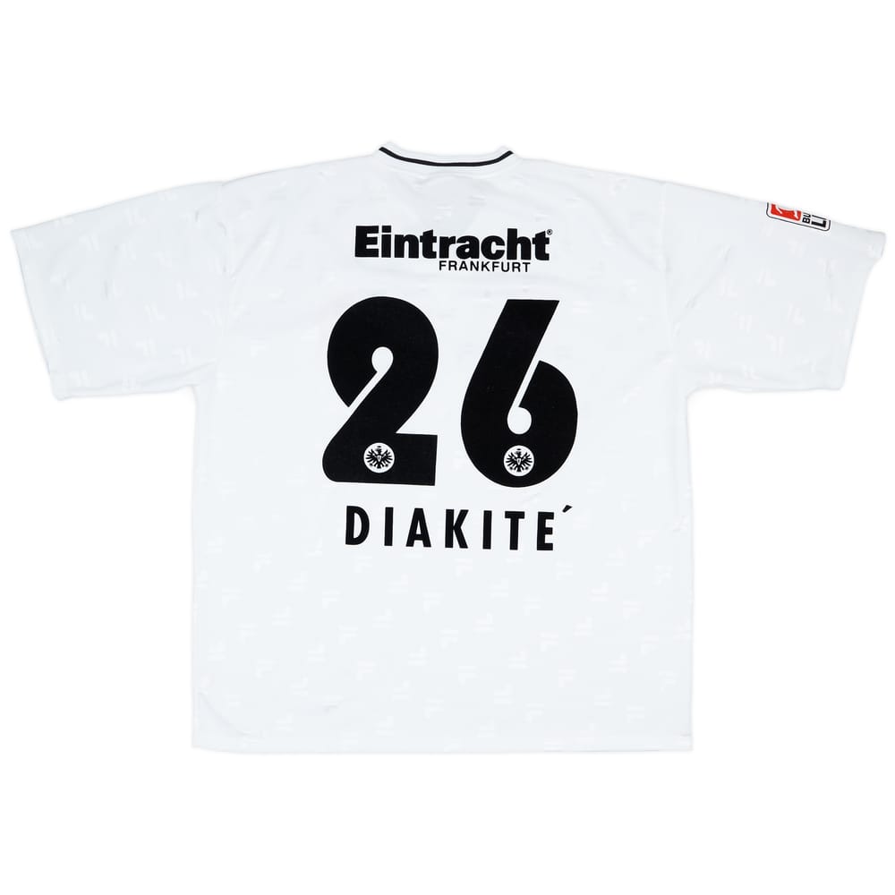 2002-03 Eintracht Frankfurt Match Issue Away Shirt Diakite #26