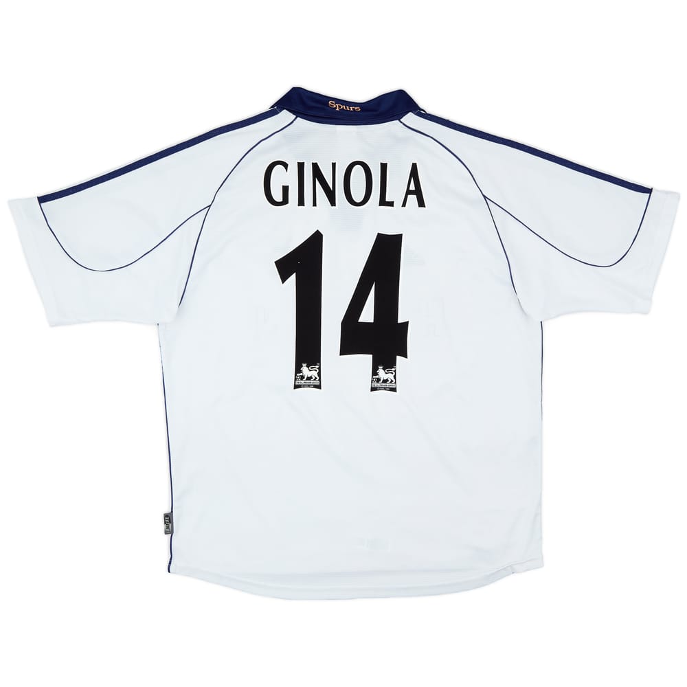 1999-01 Tottenham Home Shirt Ginola #14 - 7/10 - (L)