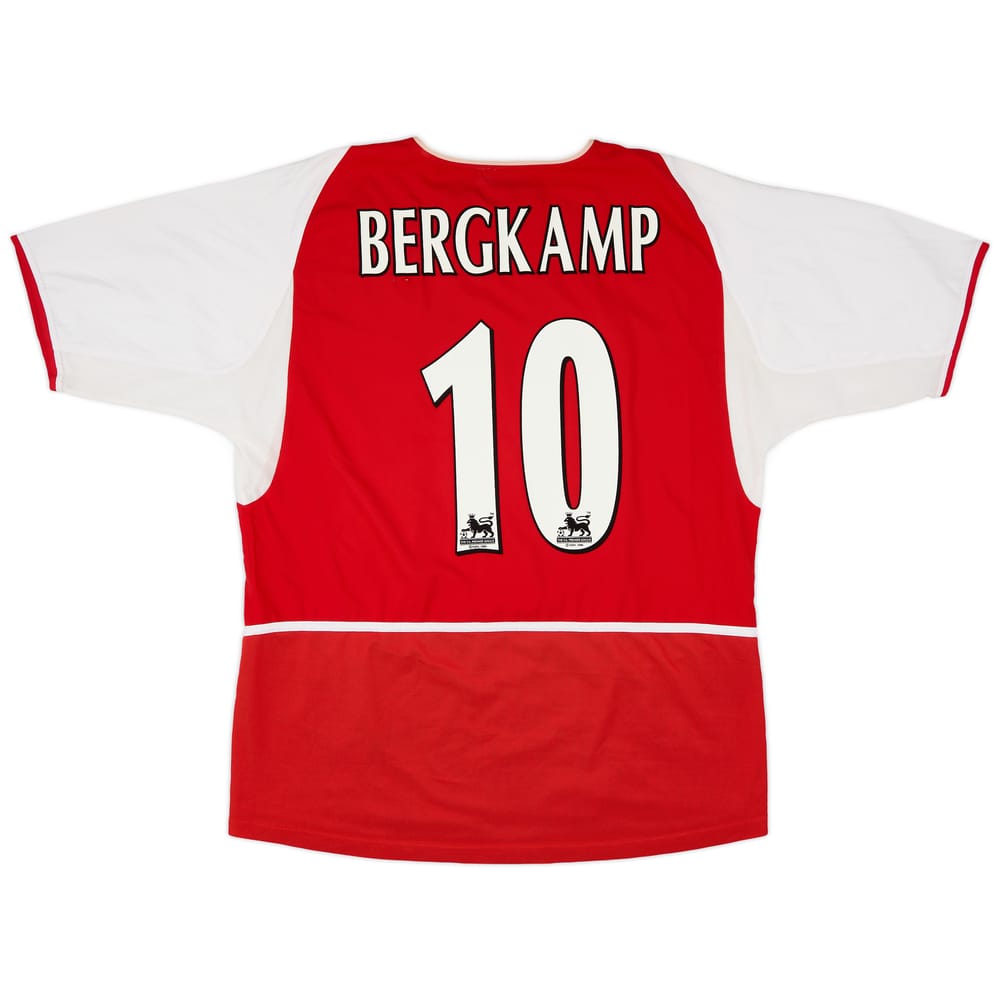 2002-04 Arsenal Home Shirt Bergkamp #10 - 6/10 - (XL)