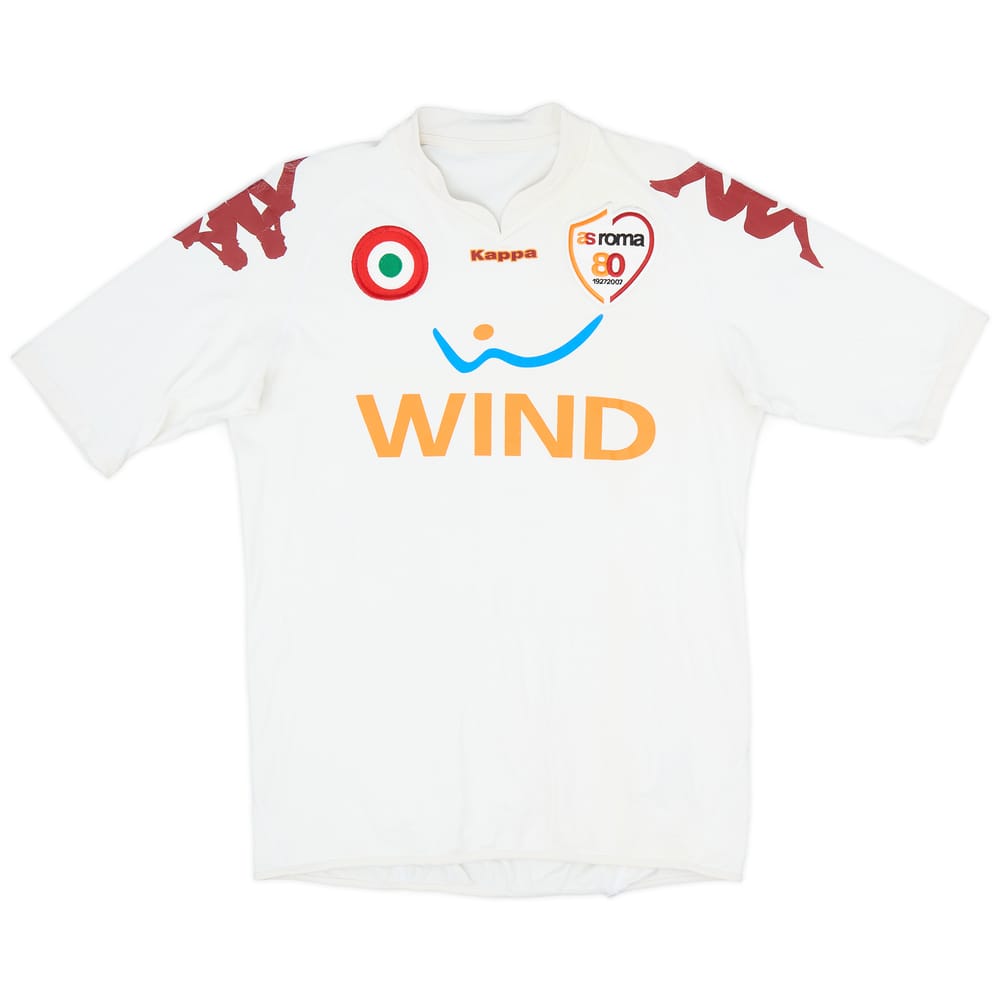 2007-08 Roma Away Shirt - 6/10 - (L)