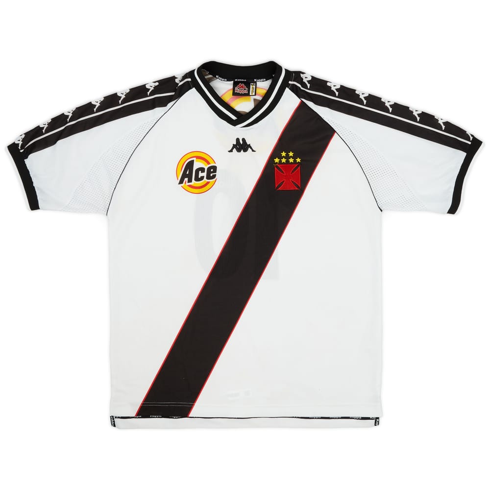 1999-00 Vasco da Gama Away Shirt #10 - 9/10 - (XL)