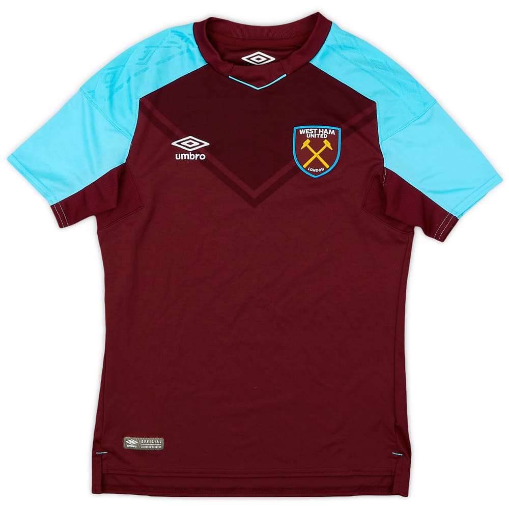 2017-18 West Ham Home Shirt - 9/10 - (M.Boys)