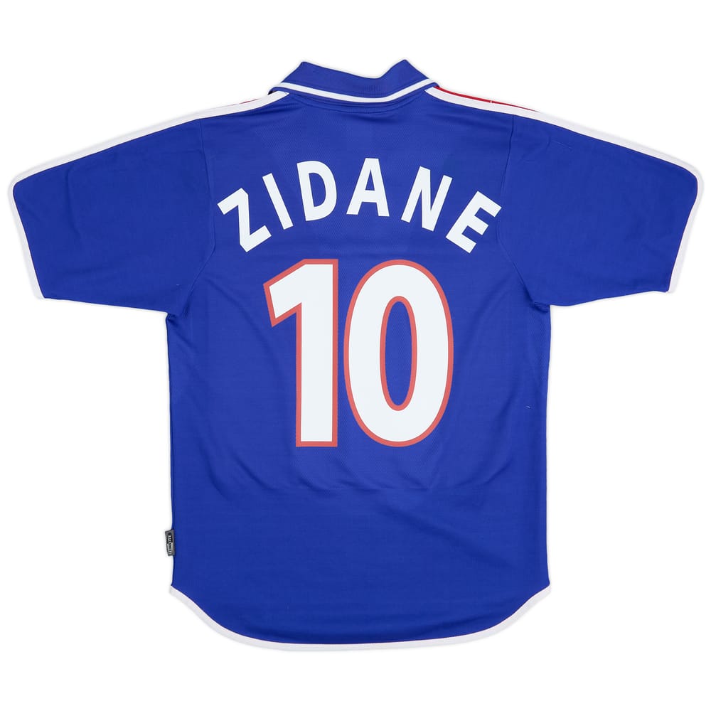2000-02 France Home Shirt Zidane #10 - 8/10 - (S)