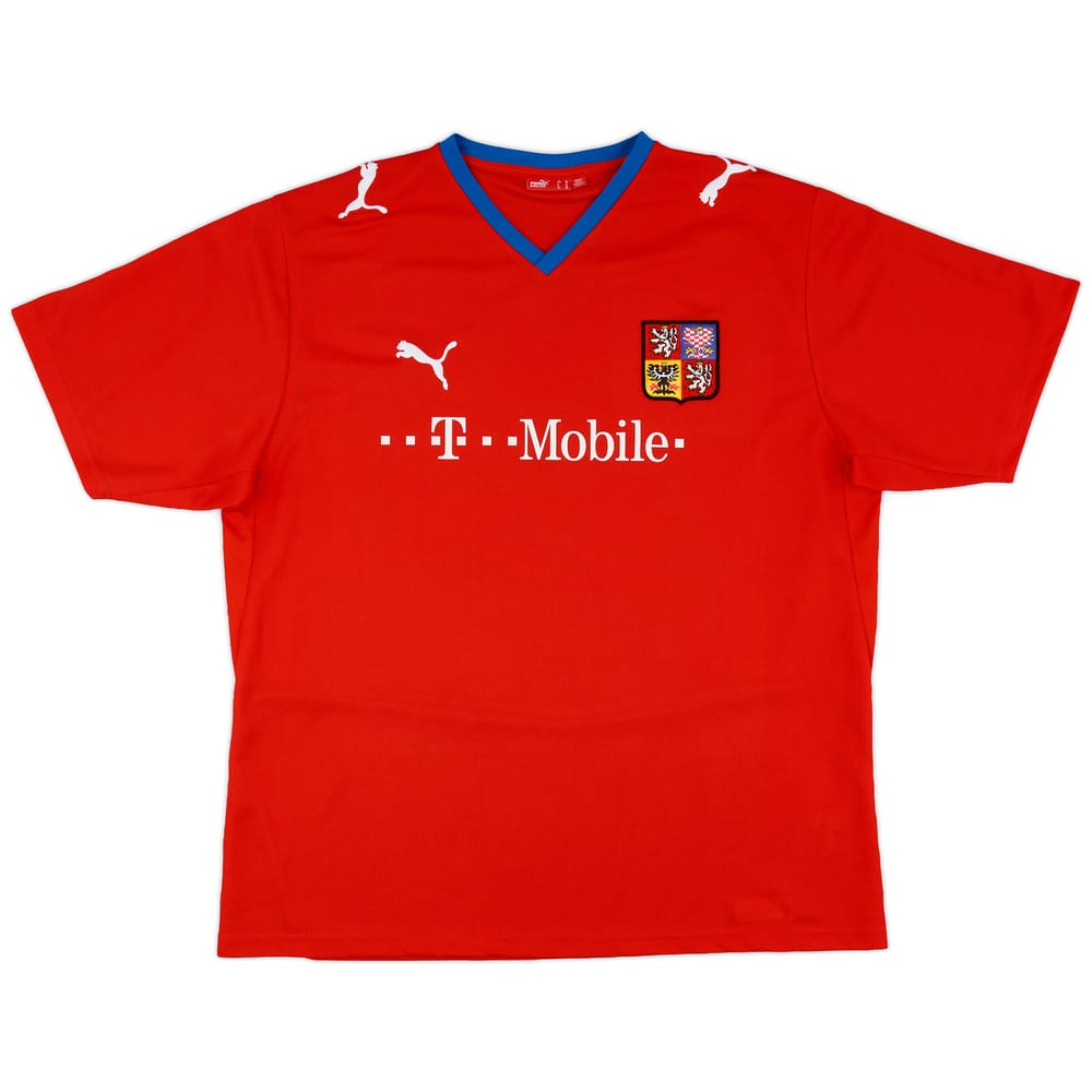 2008-09 Czech Republic Basic Home Shirt - 9/10 - (XL)