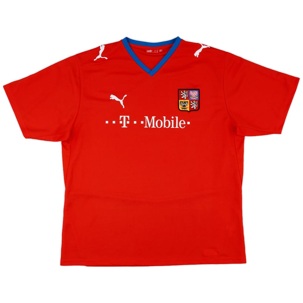 2008-09 Czech Republic Basic Home Shirt - 6/10 - (S)
