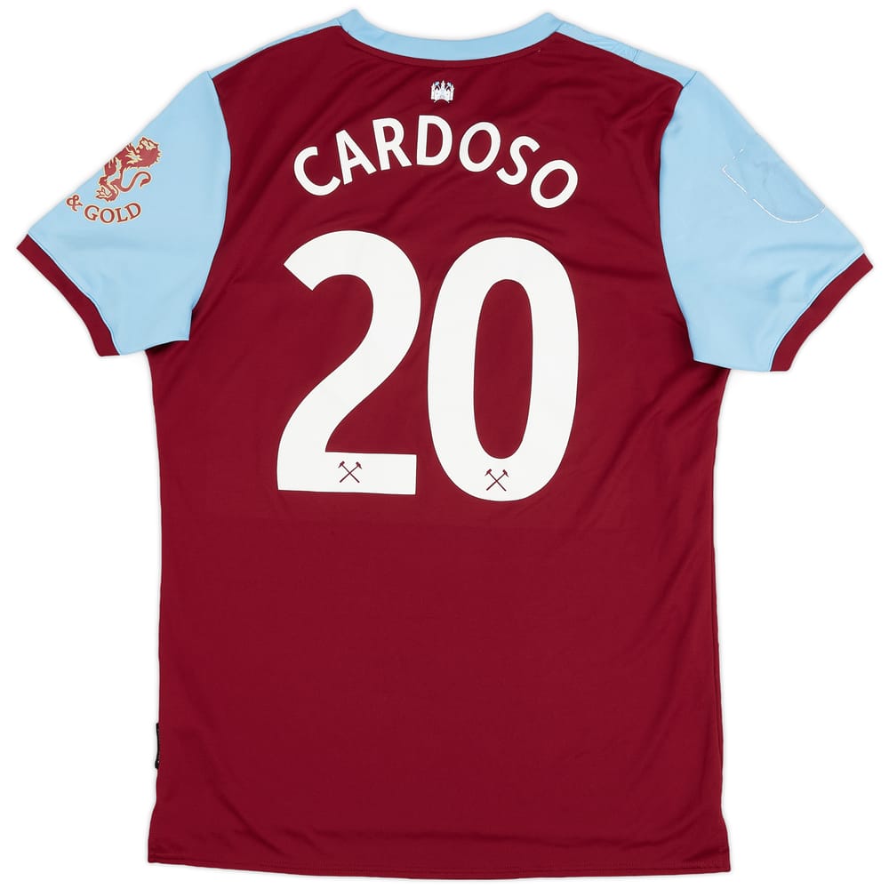 2019-20 West Ham Match Issue Carabao Cup Home Cardoso #20