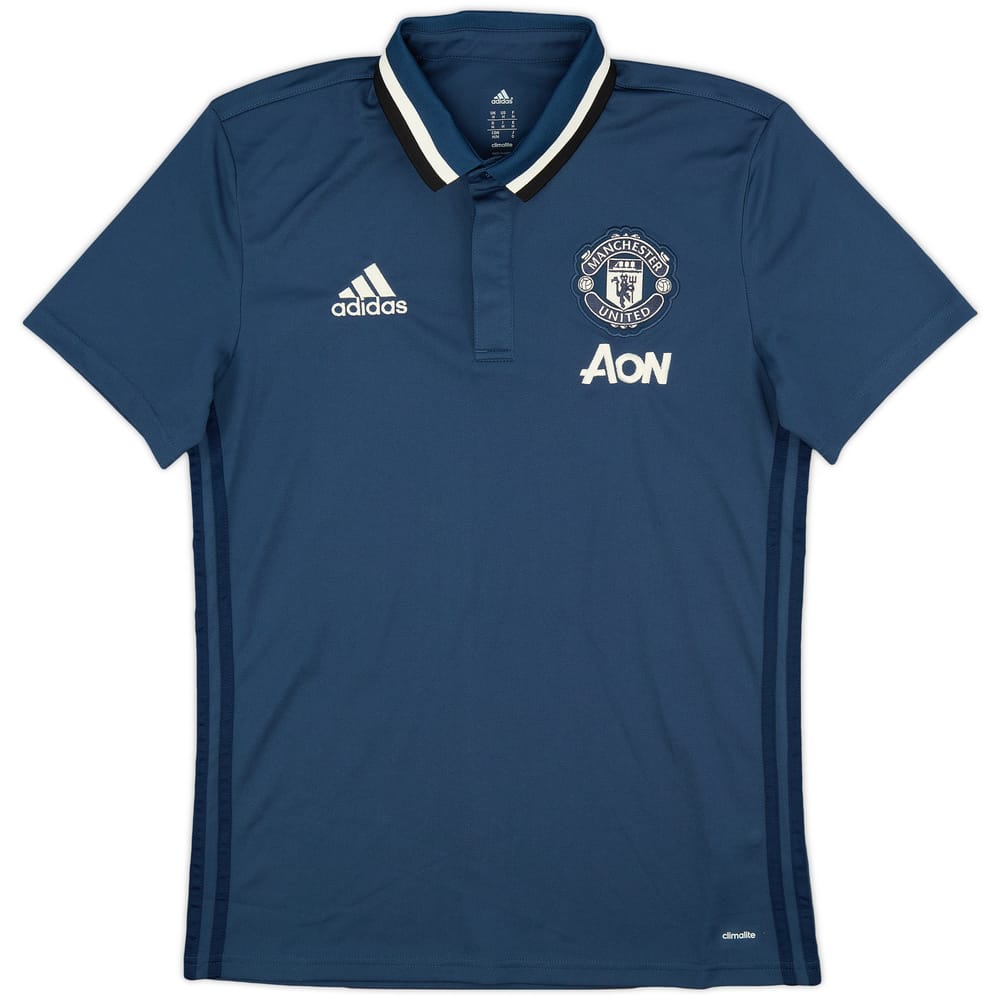 2016-17 Manchester United adidas Polo Shirt - 8/10 - (M)