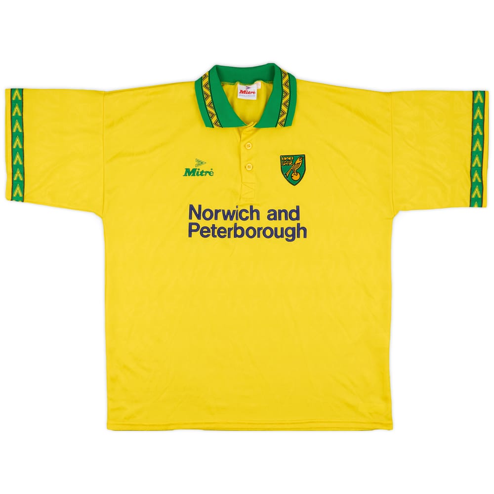 1994-96 Norwich Home Shirt - 9/10 - (XL)
