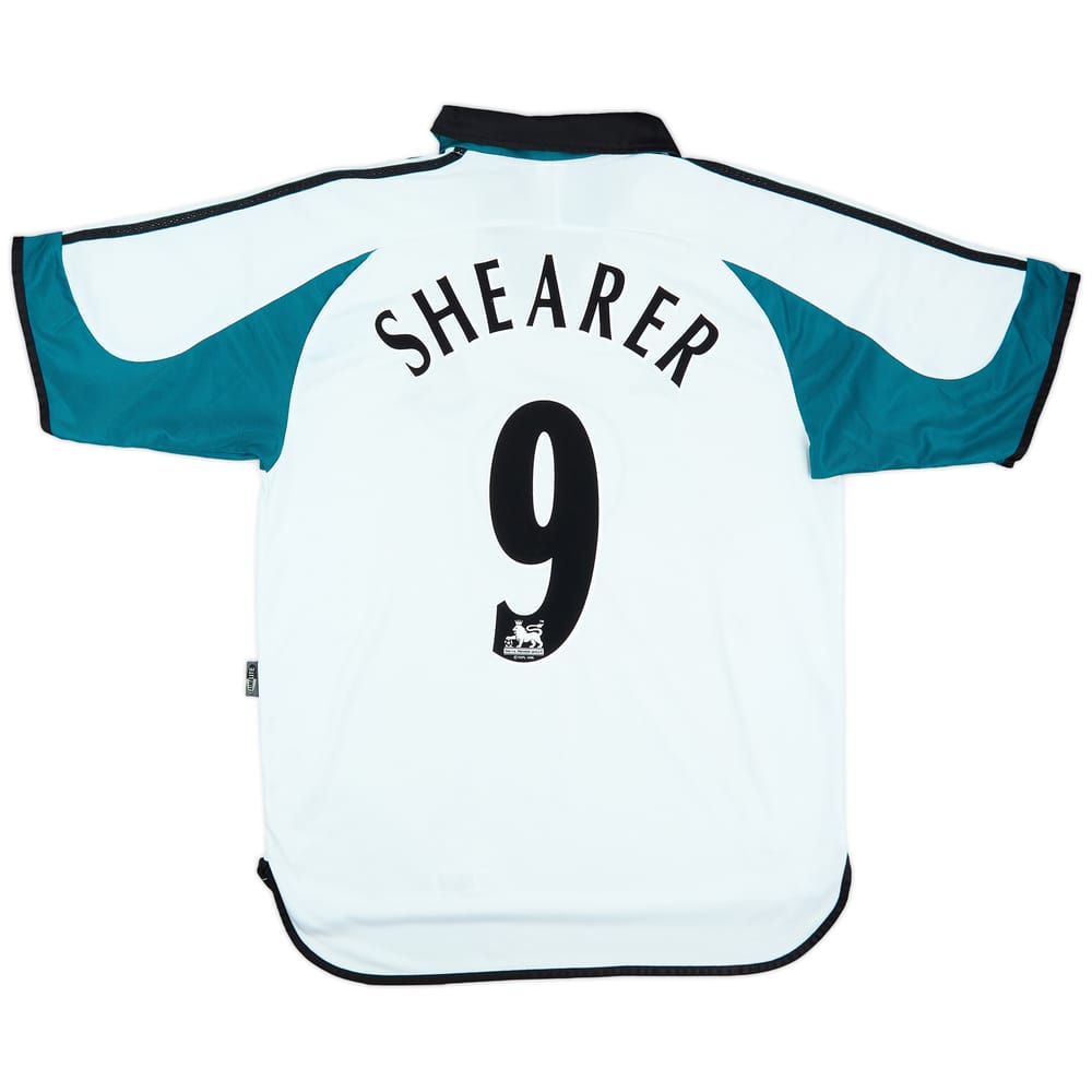 1999-00 Newcastle Away Shirt Shearer #9 - 8/10 - (L)