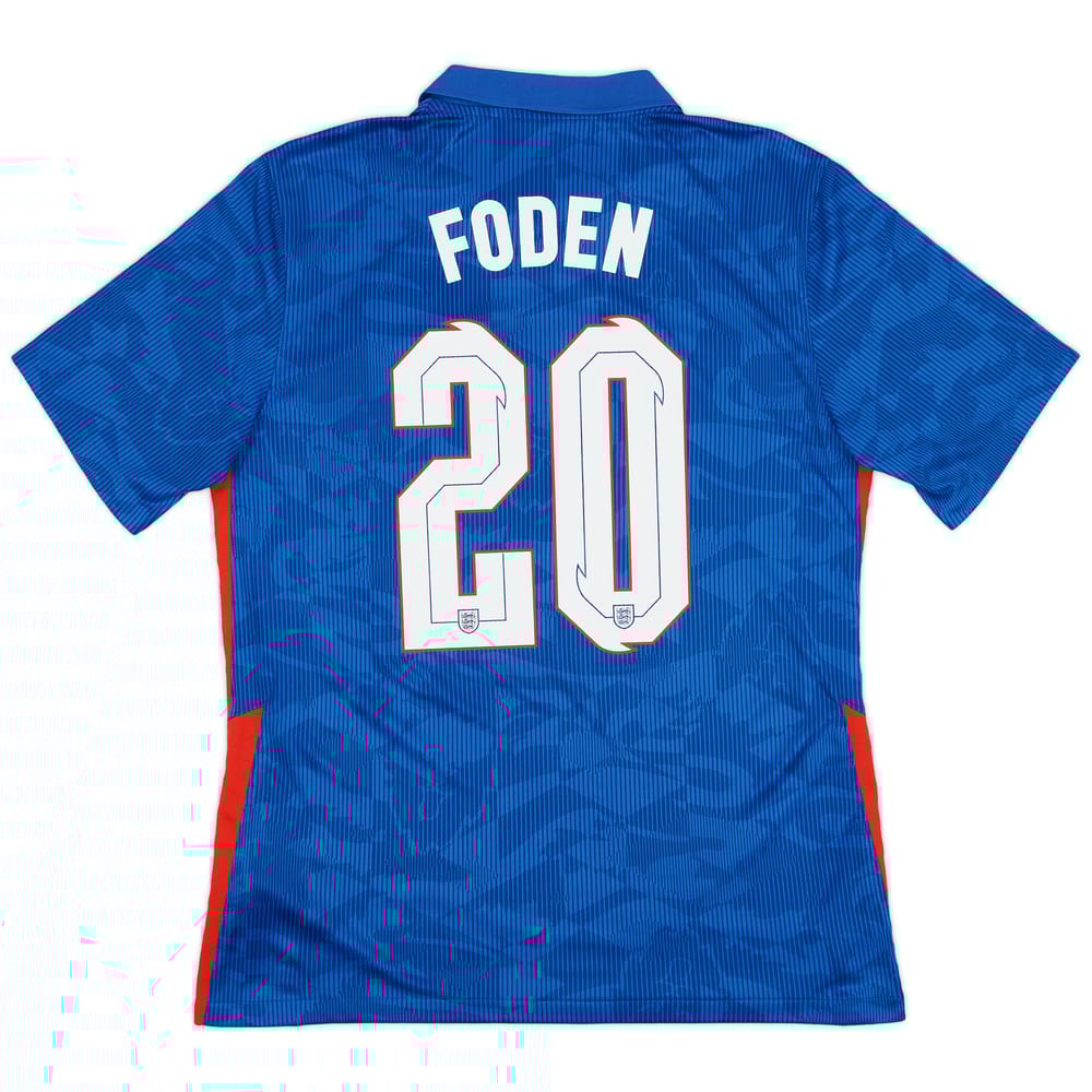 2020-21 England Away Shirt Foden #20 - 9/10 - (M)