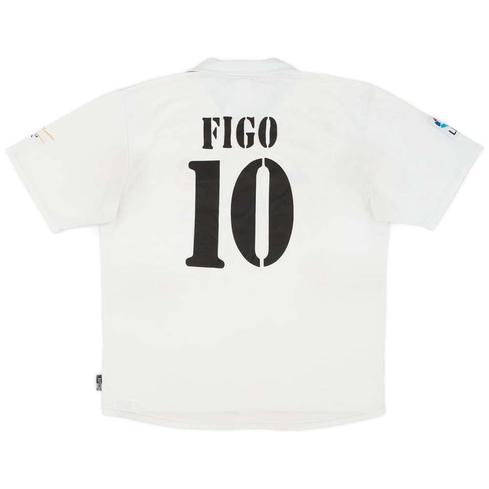 2002-03 Real Madrid Centenary Home Shirt Figo #10 - 5/10 - (L)