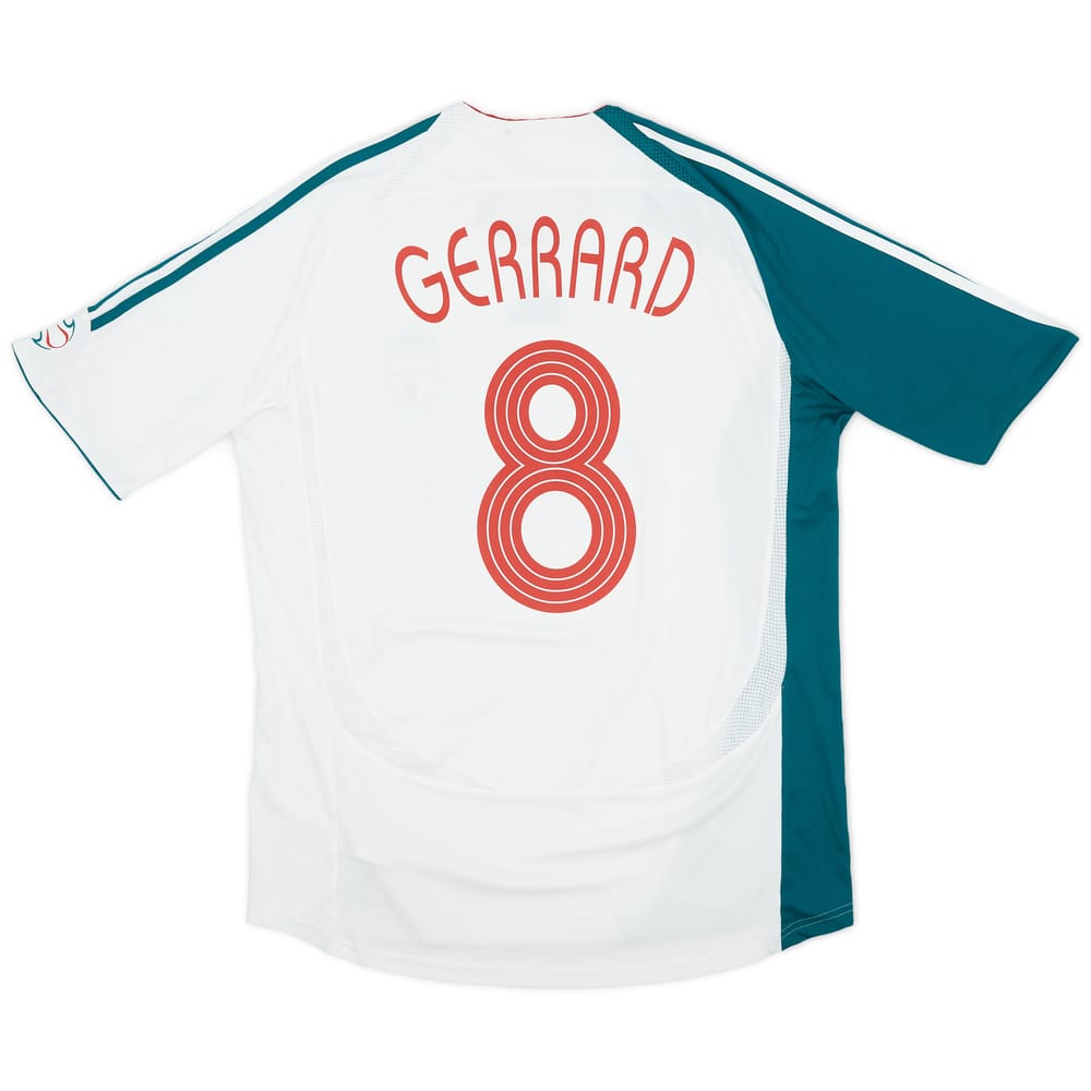 2006-07 Liverpool Third Shirt Gerrard #8 - 9/10 - (XL)