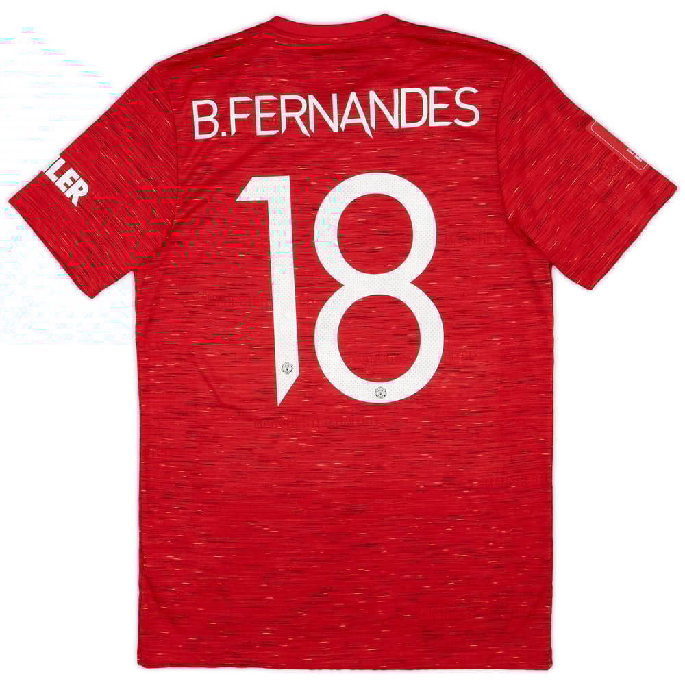 2020-21 Manchester United Home Shirt B.Fernandes #18 (M)