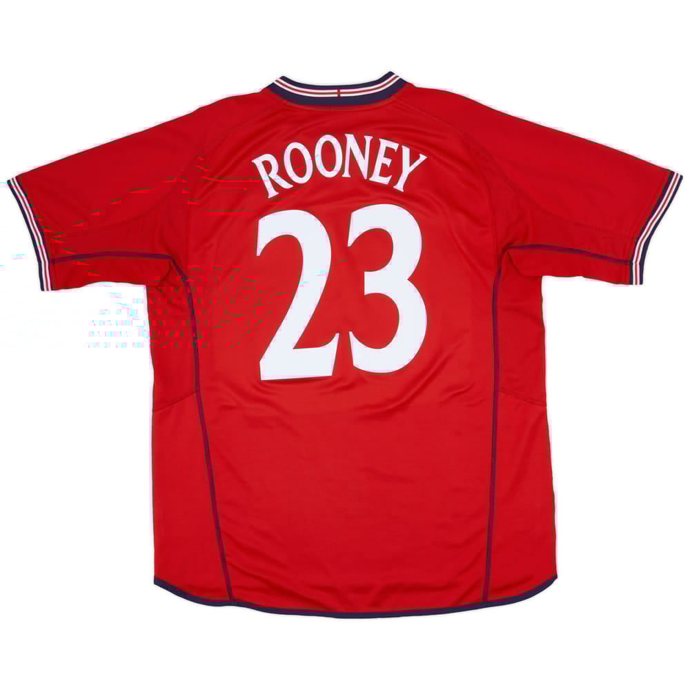 2002-04 England Away Shirt Rooney #23 - 6/10 - (XL)