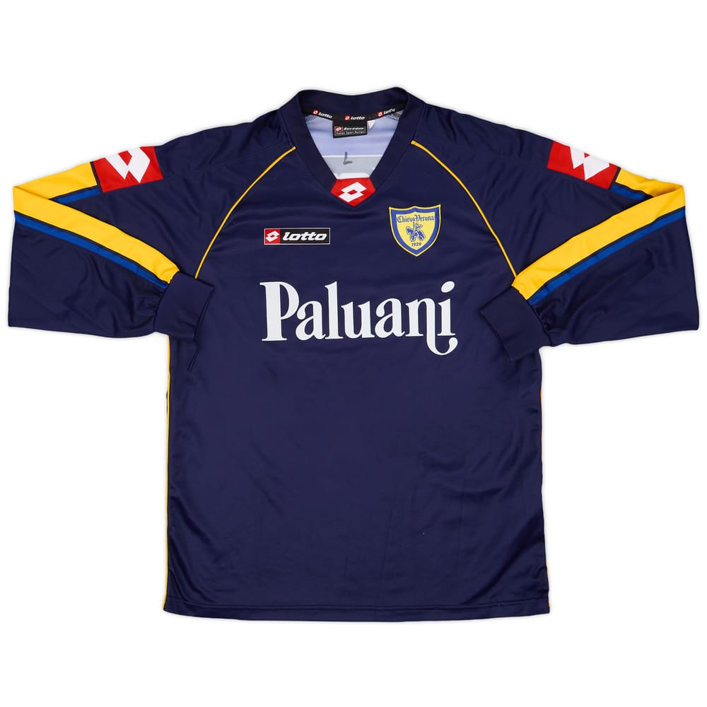 2003-04 Chievo Verona Lotto Training L/S Shirt - 7/10 - (XL)