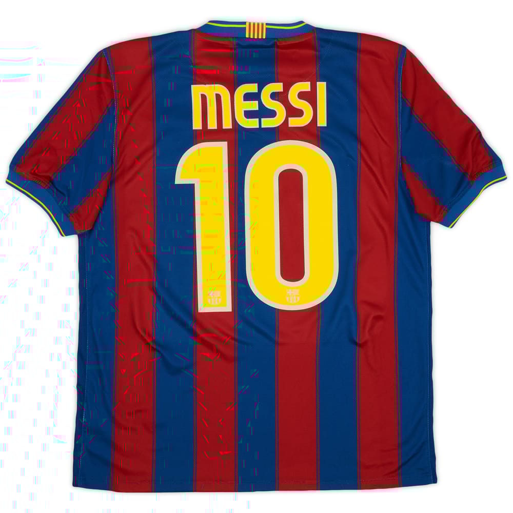 2009-10 Barcelona Home Shirt Messi #10 - 8/10 - (M)