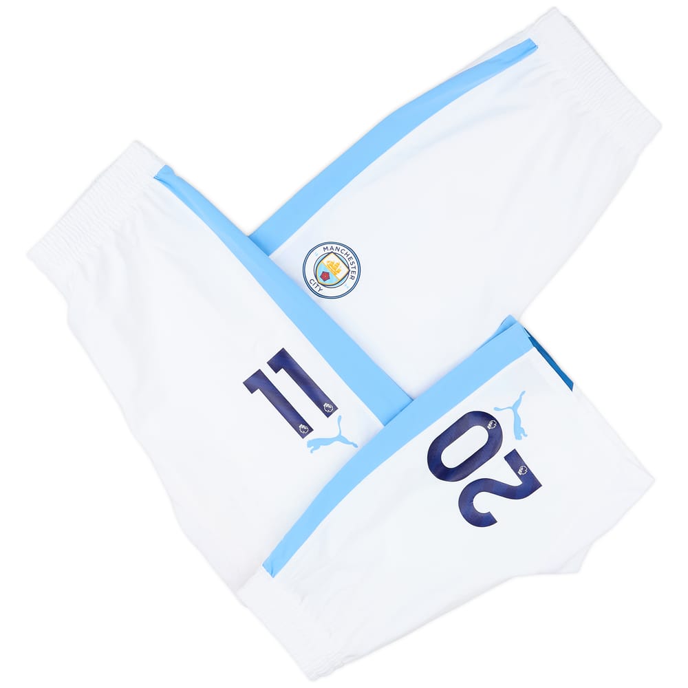 2023-24 Manchester City Player Issue Home Shorts # - 6/10