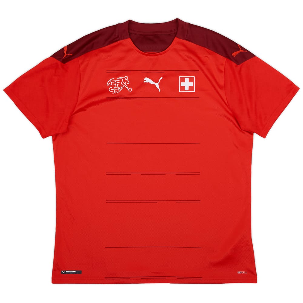 2020-21 Switzerland Home Shirt - 9/10 - (XL)