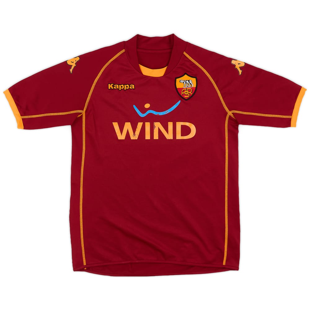 2008-09 Roma Home Shirt - 5/10 - (XL.Boys)