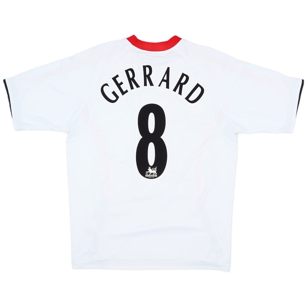 2005-06 Liverpool Away Shirt Gerrard #8 - 7/10 - (XL)