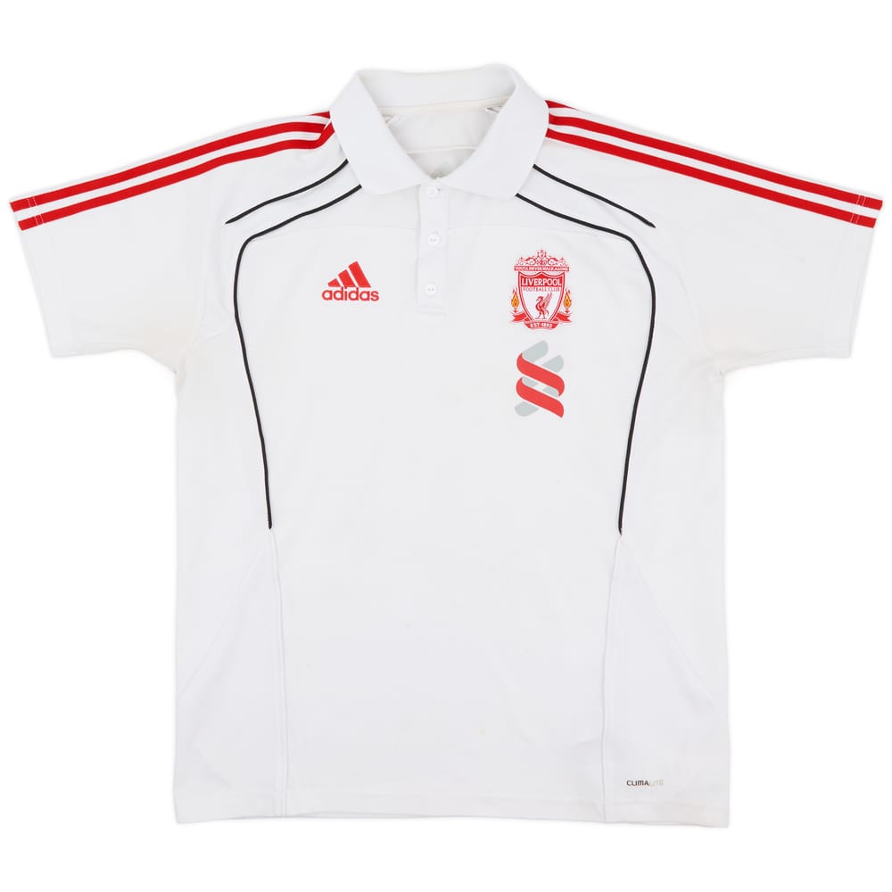 2010-11 Liverpool adidas Polo Shirt - 6/10 - (M/L)