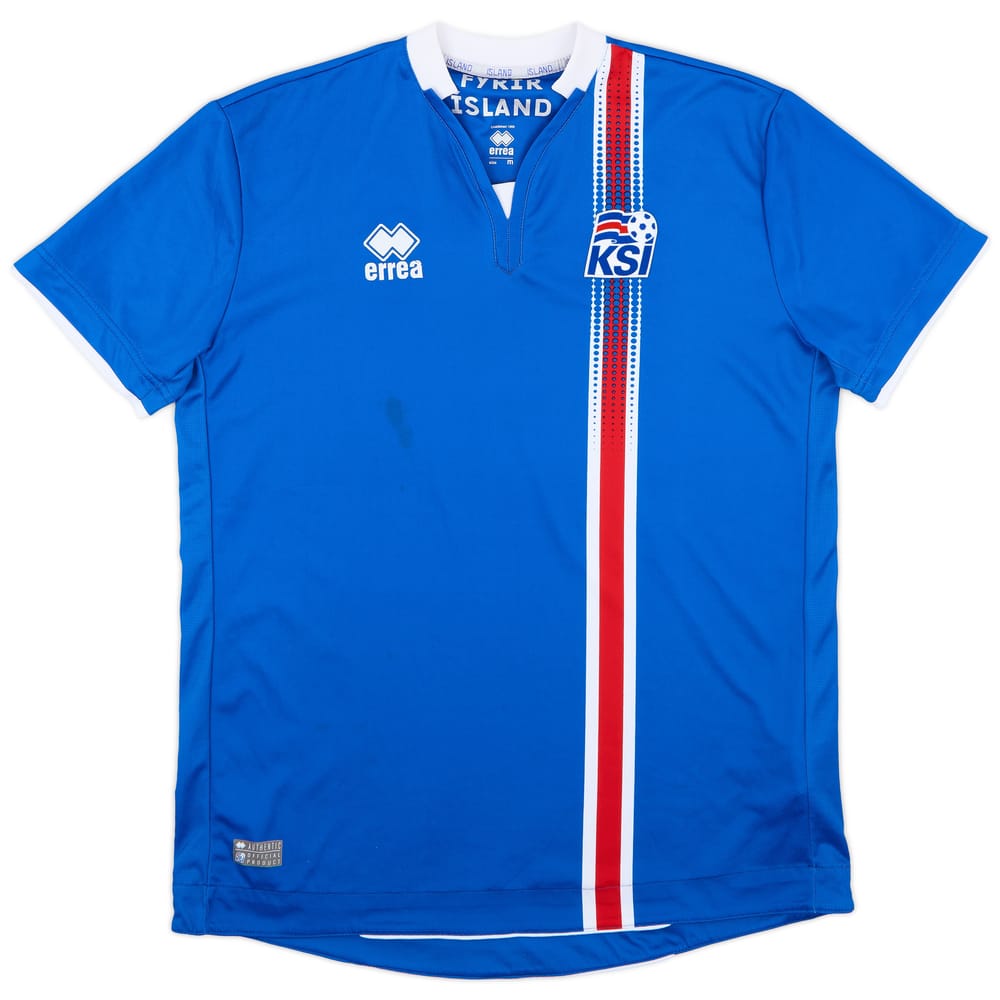 2016-18 Iceland Home Shirt - 8/10 - (M)
