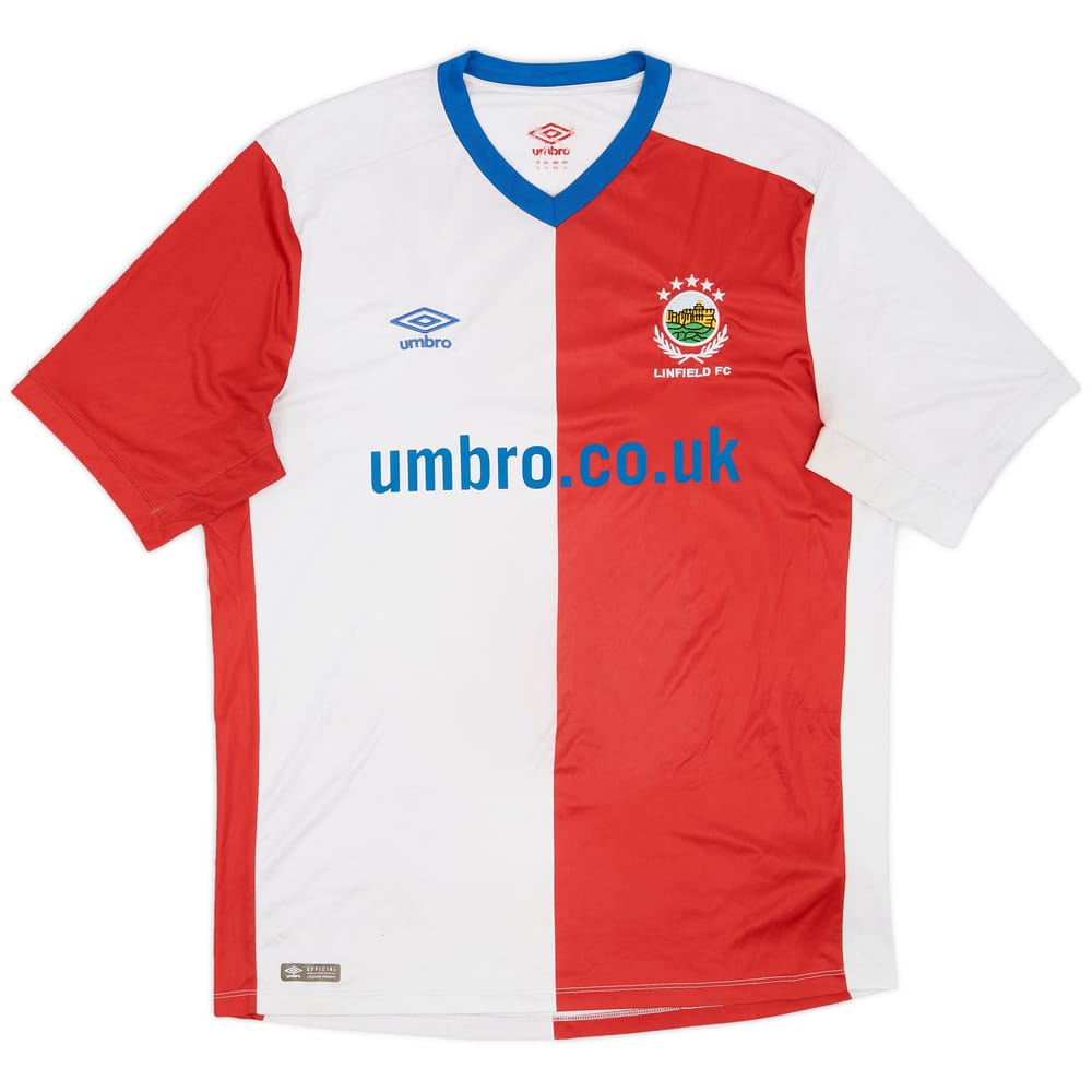 2018-19 Linfield Away Shirt - 7/10 - (XL)