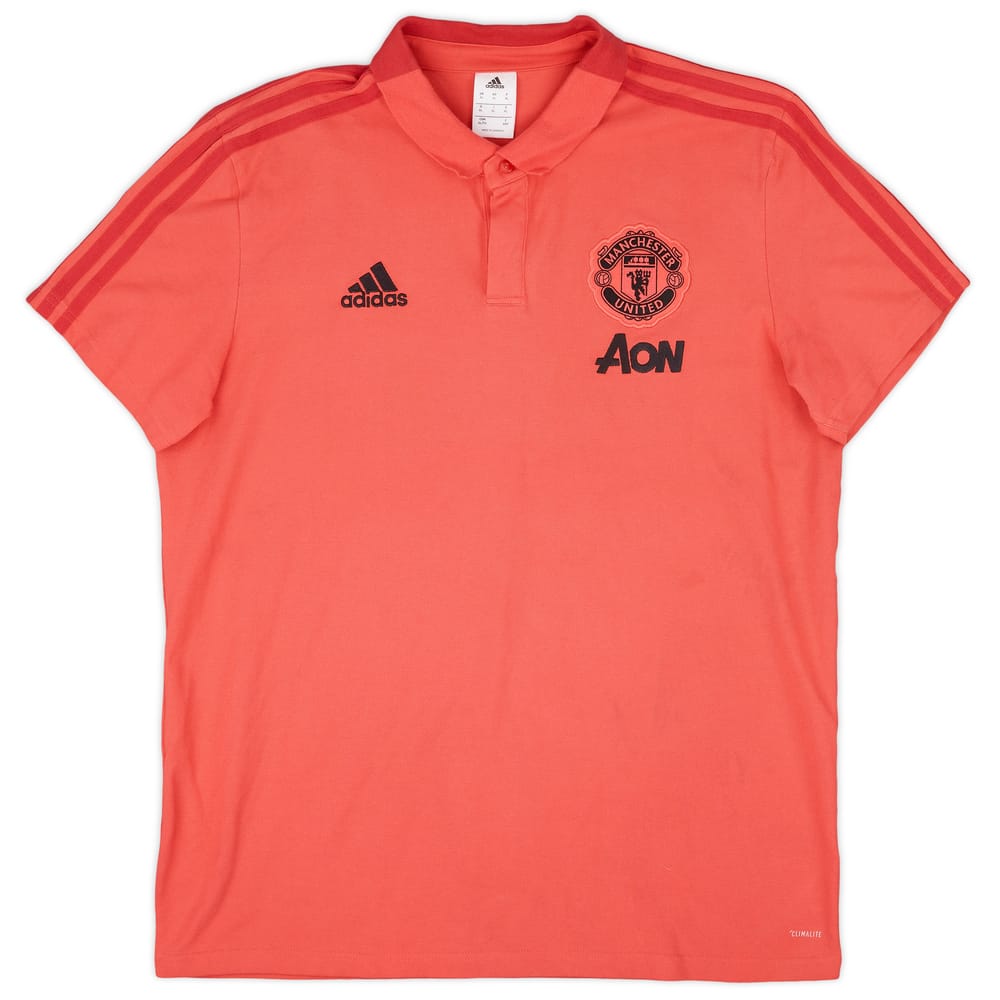 2018-19 Manchester United adidas Polo Shirt - 8/10 - (XL)