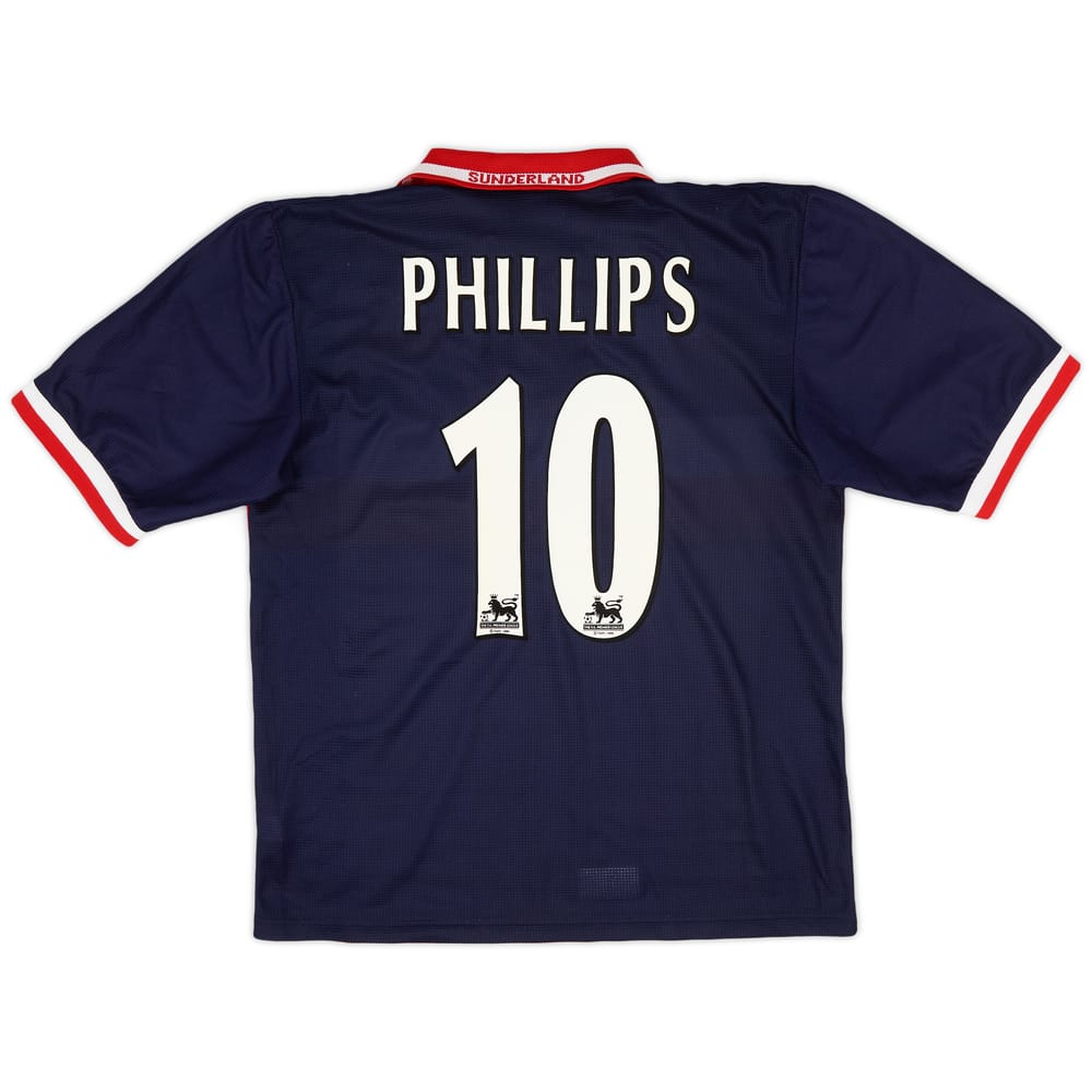 1999-00 Sunderland Away Shirt Phillips #10 - 9/10 - (L)
