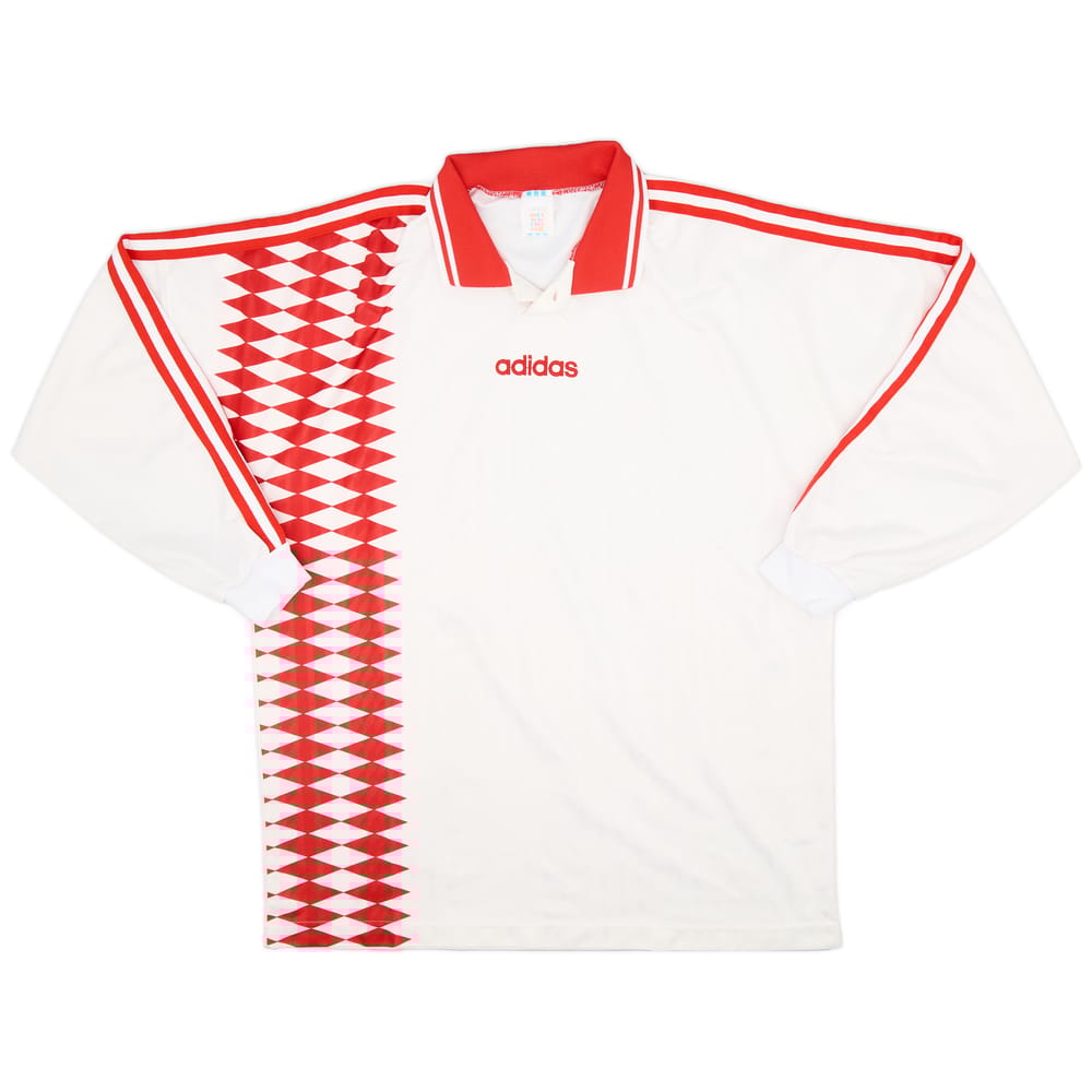 1994-95 adidas Template L/S Shirt - 9/10 - (XL/XXL)