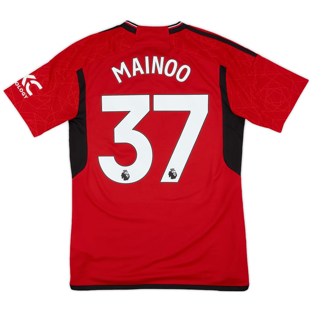 2023-24 Manchester United Home Shirt Mainoo #37 - 10/10 - (M)