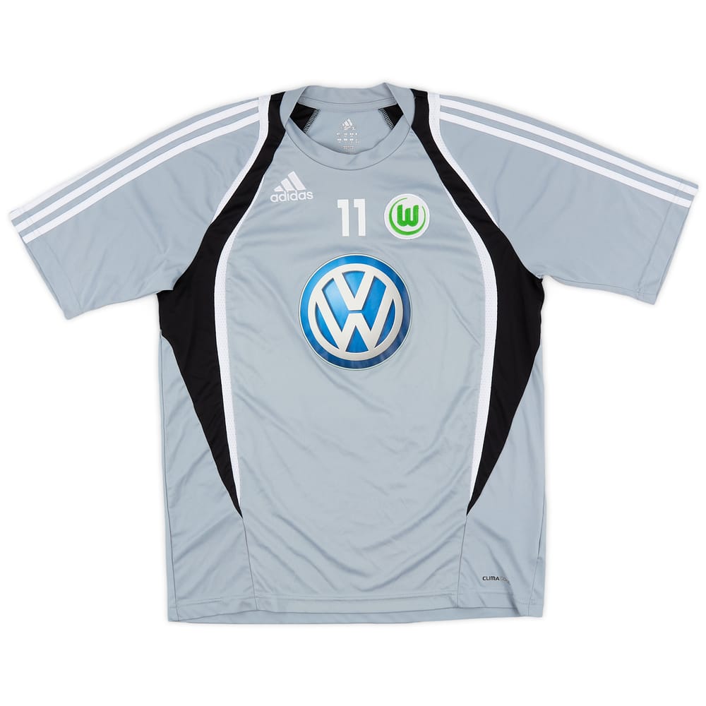 2009-10 Wolfsburg Player Issue adidas Training Shirt #11 - 7/10 - (M)