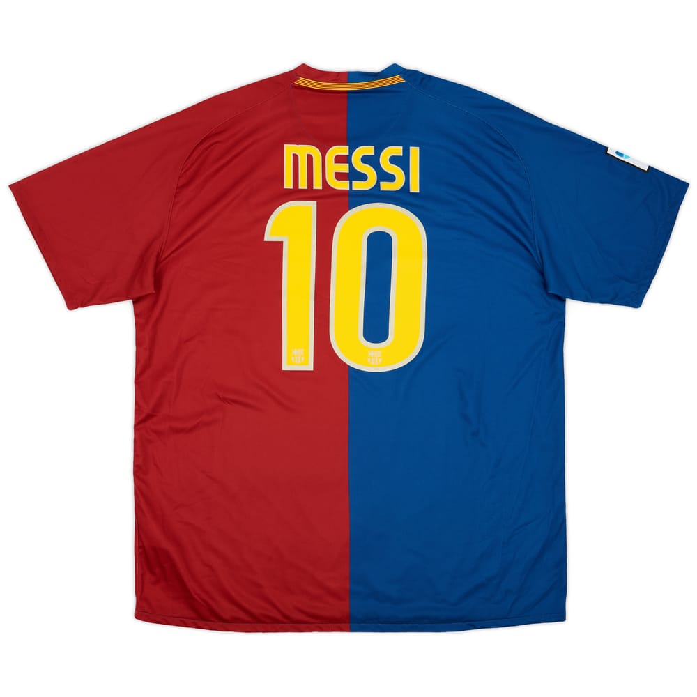 2008-09 Barcelona Home Shirt Messi #10 (XXL)