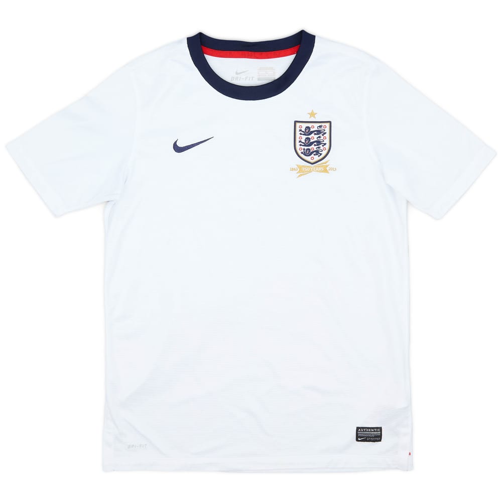 2013 England 150th Anniversary Home Shirt - 9/10 - (XL.Boys)