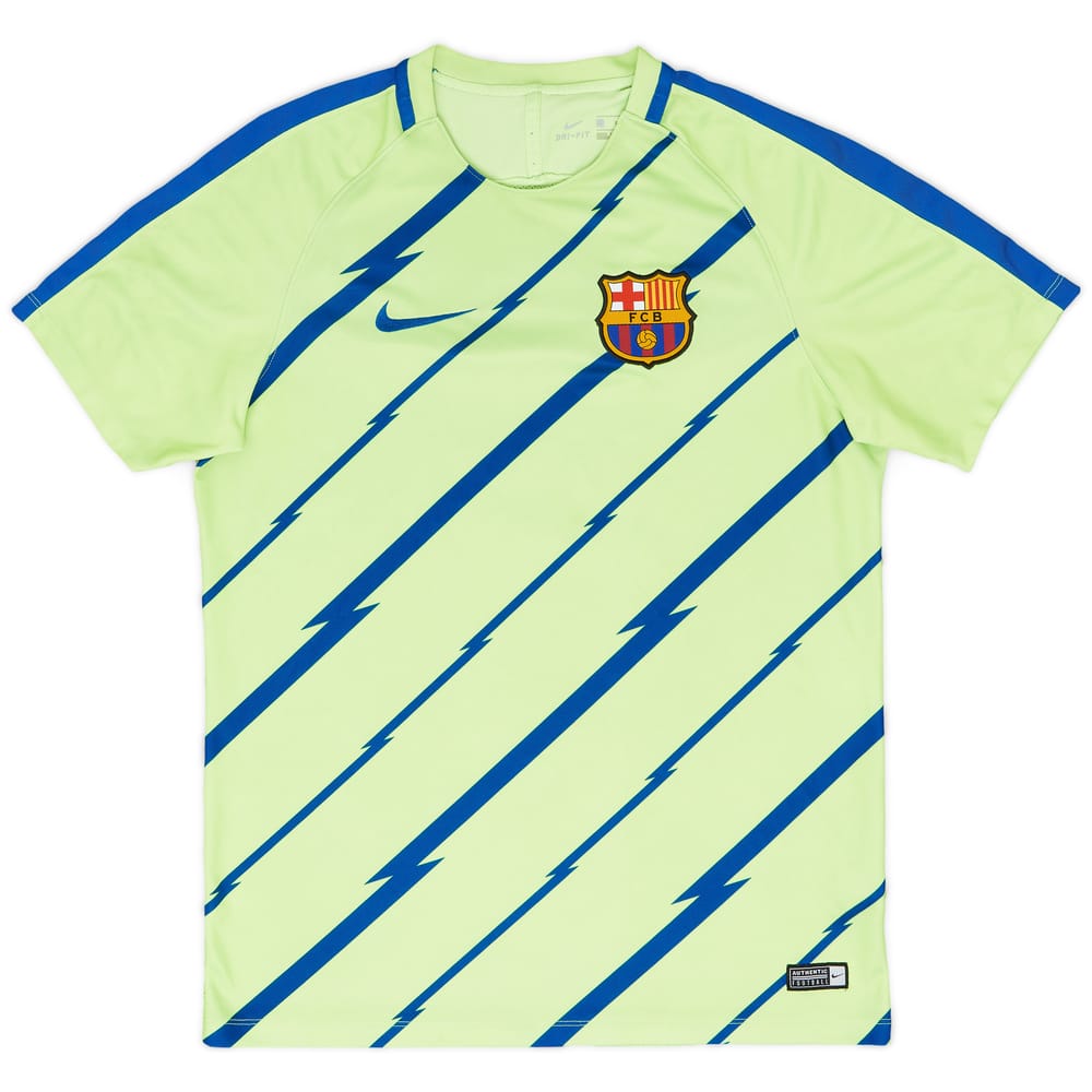 2017-18 Barcelona Nike Training Shirt - 8/10 - (M)