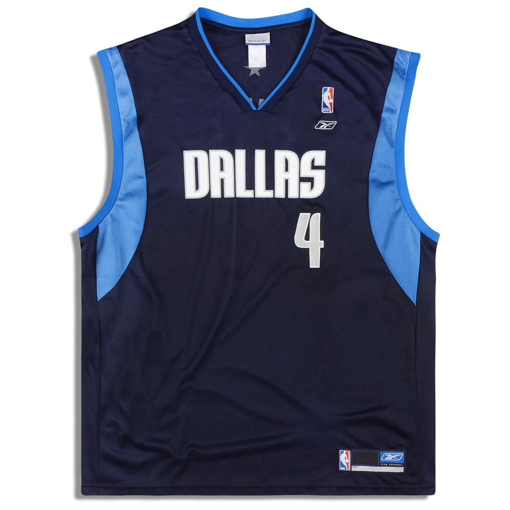 2002-05 Dallas Mavericks Finley #4 Reebok Jersey (Away) XL