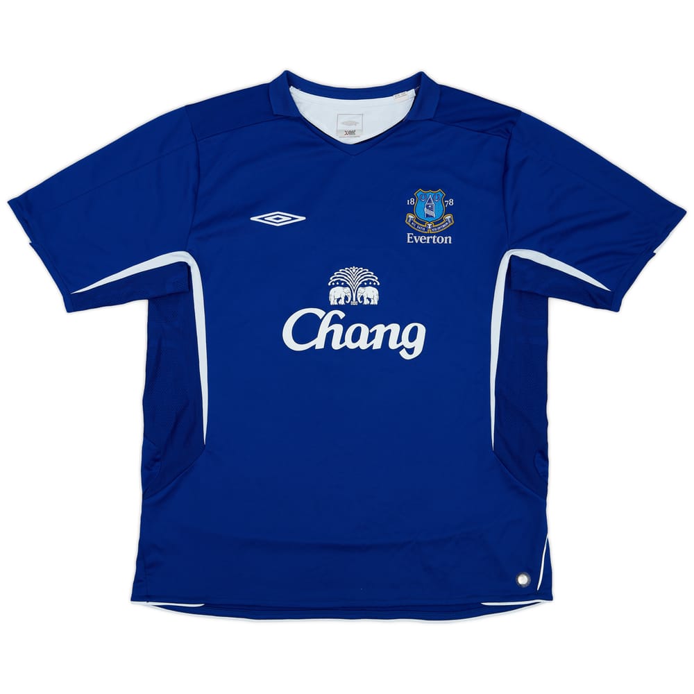 2005-06 Everton Home Shirt - 9/10 - (XL)