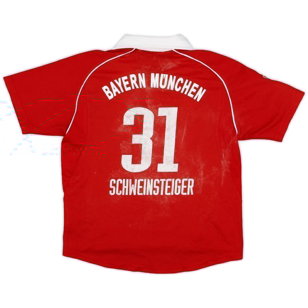 2005-06 Bayern Munich Home Shirt Schweinsteiger #31 - 5/10 - (M.Boys)