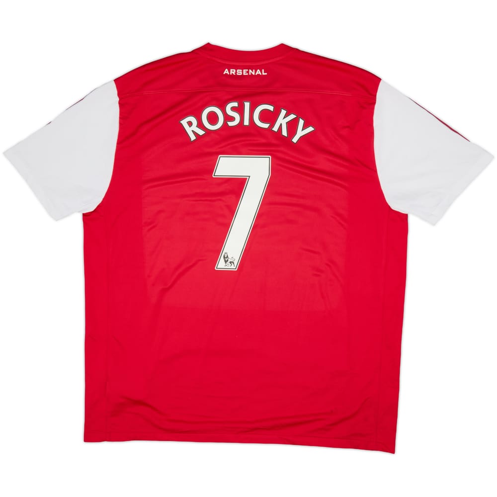 2011-12 Arsenal Home Shirt Rosicky #7 - 6/10 - (XXL)