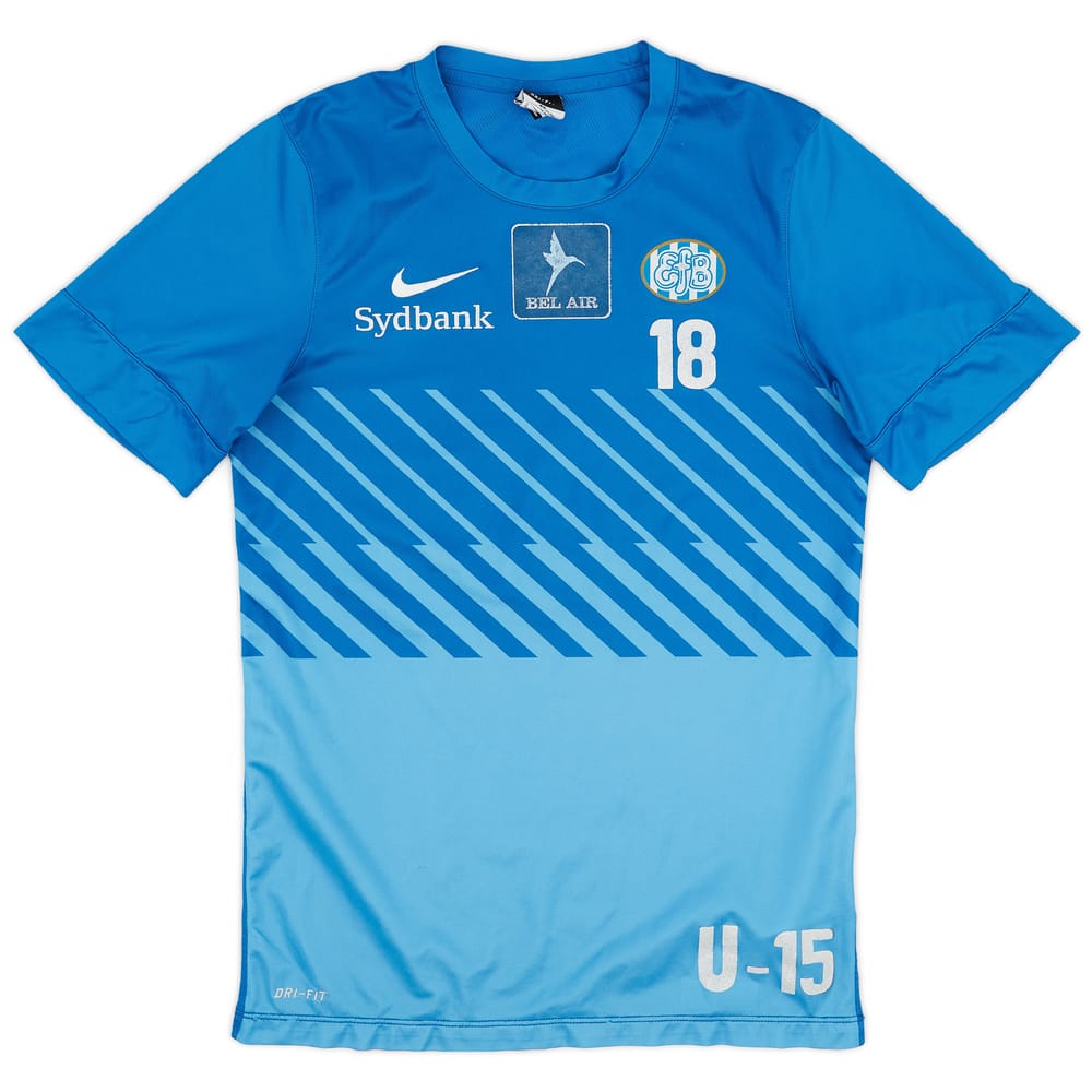 2013-14 Esbjerg Player Issue Nike Training Shirt - 6/10 - (S)