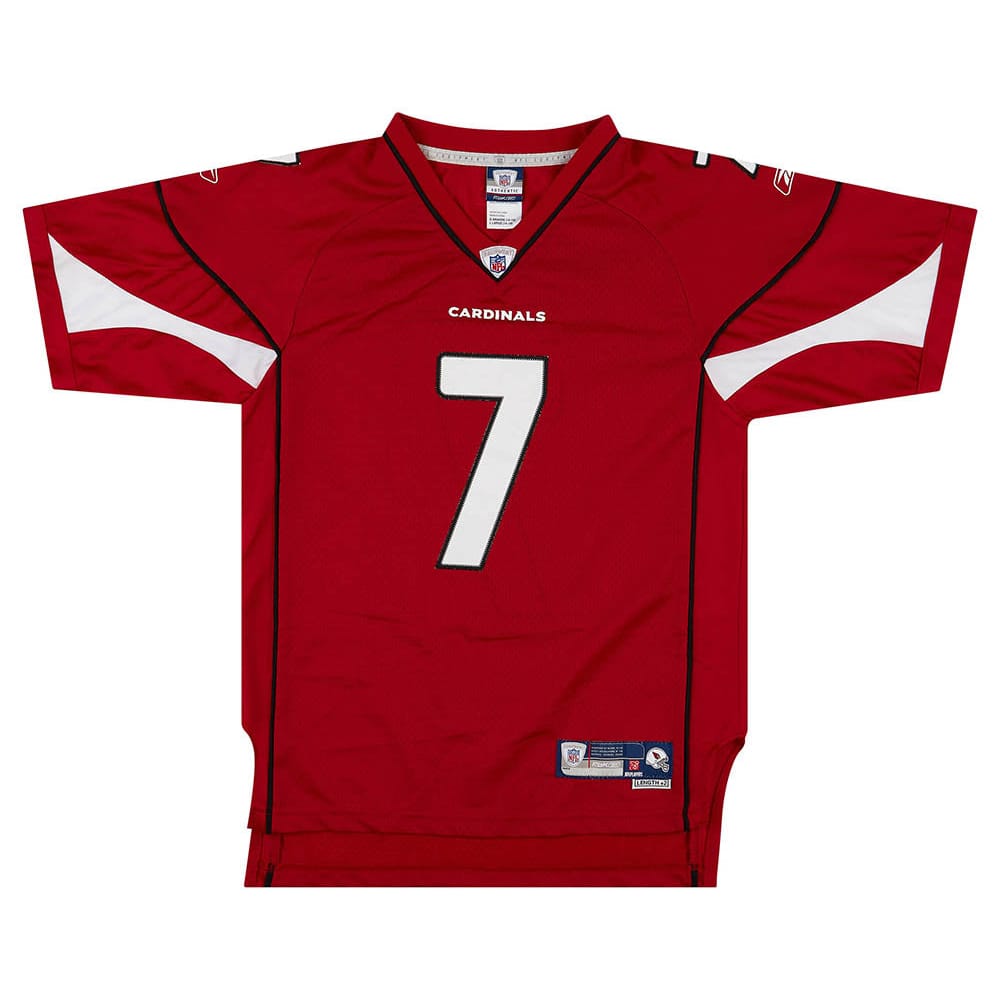 2007 Arizona Cardinals Leinart #7 Reebok Premier Jersey (Home) Y