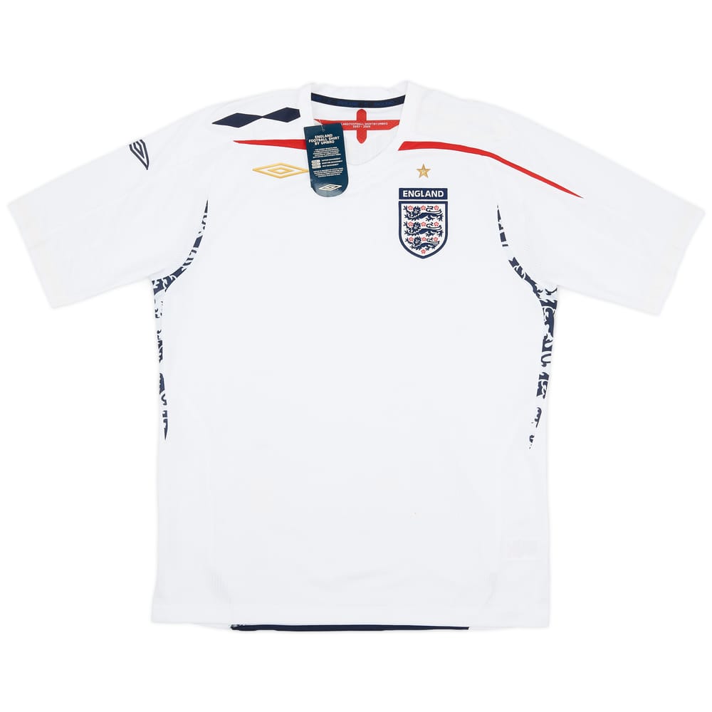 2007-09 England Home Shirt (L)
