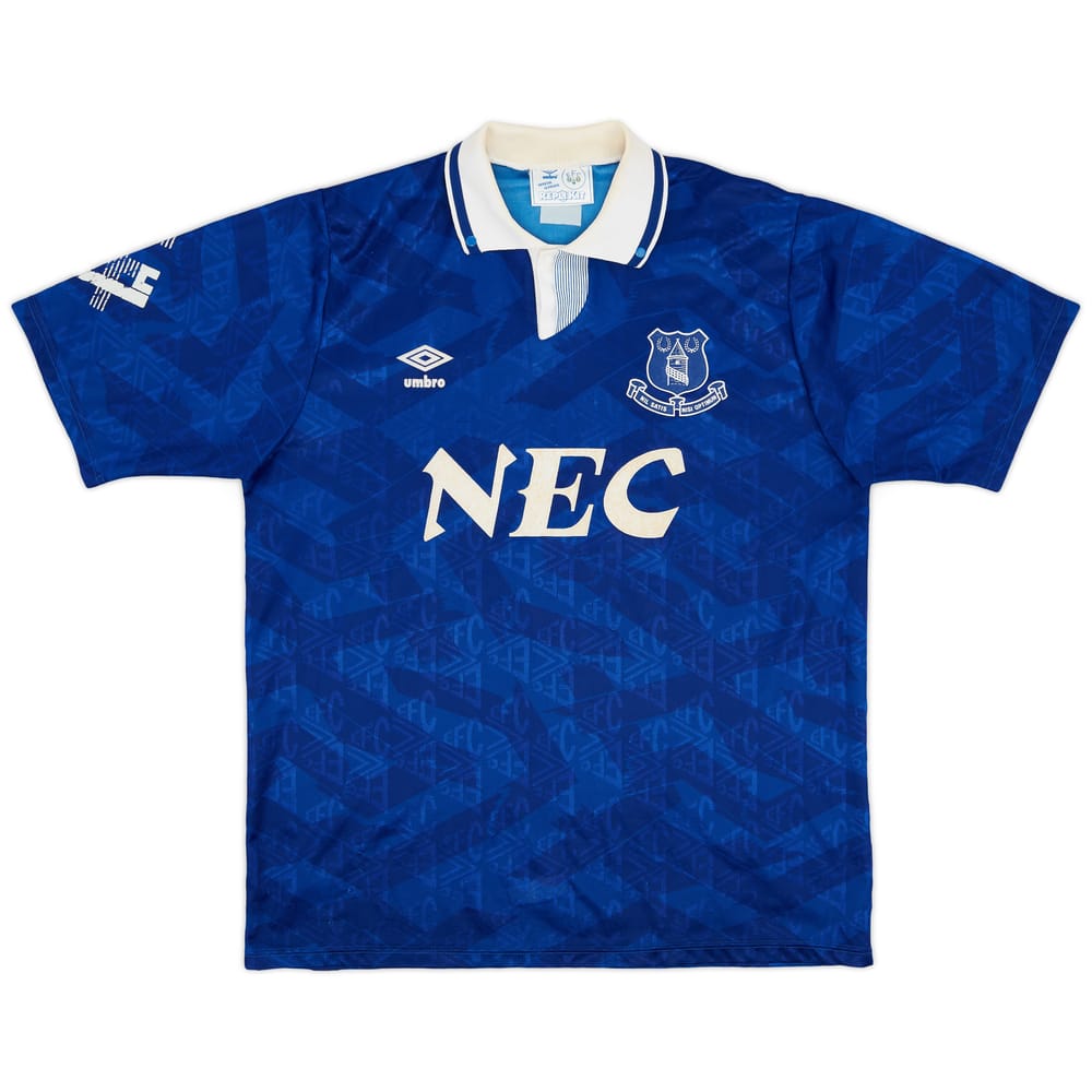 1991-93 Everton Home Shirt - 5/10 - (XL)